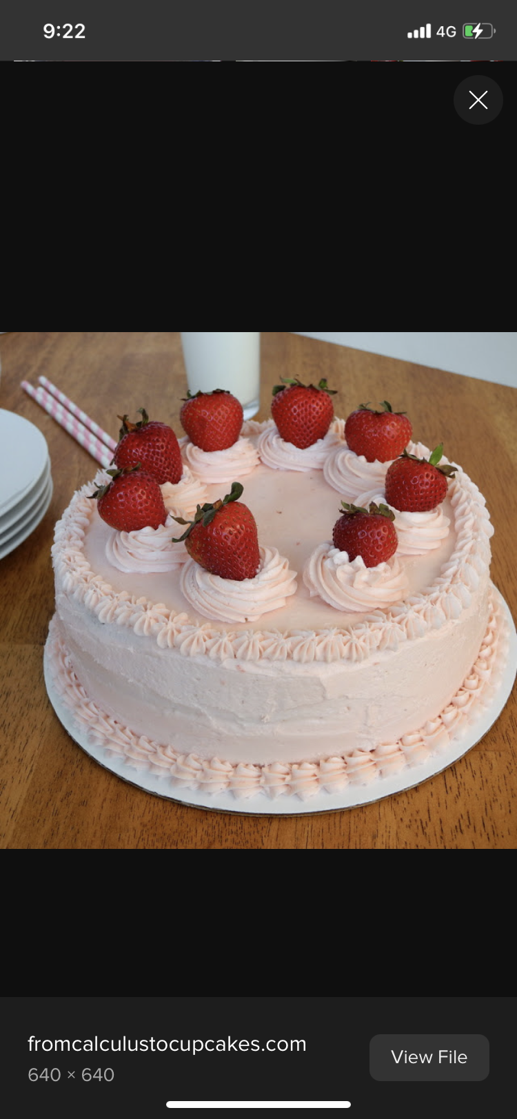 Strawberry Whole Cake